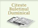 buletinul duminical